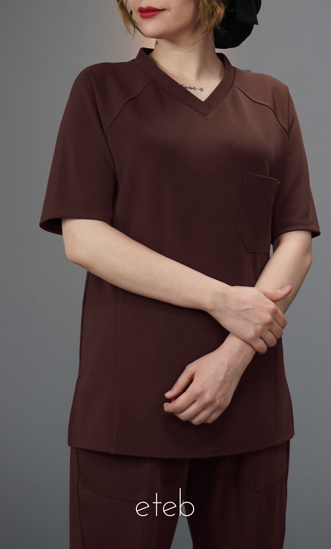 اسکراب شلوار فیوچر زرشکی