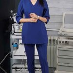 تونیک شلوار سینوهه- کاربنی - طرح یوفلکس ITS207 - ایطب