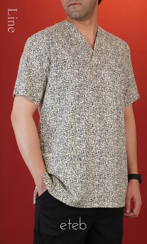 اسکراب لینن طرح لاین ISSL1