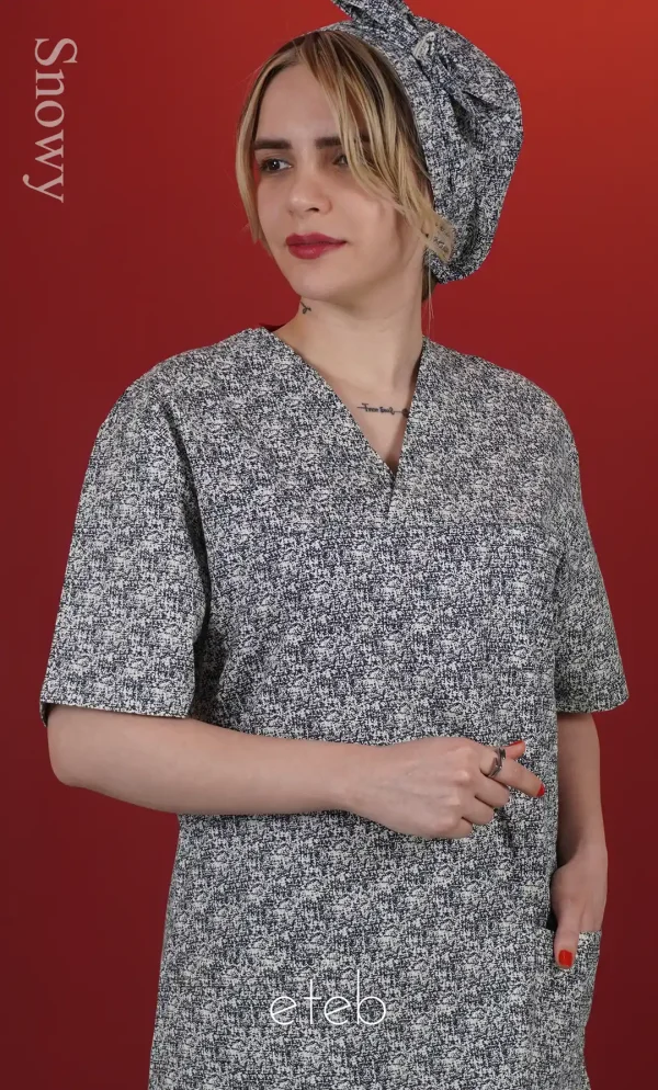 اسکراب لینن طرح برفکی ISSL2