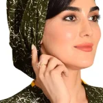 کلاه گره ای حجاب طرحدار ICS6142