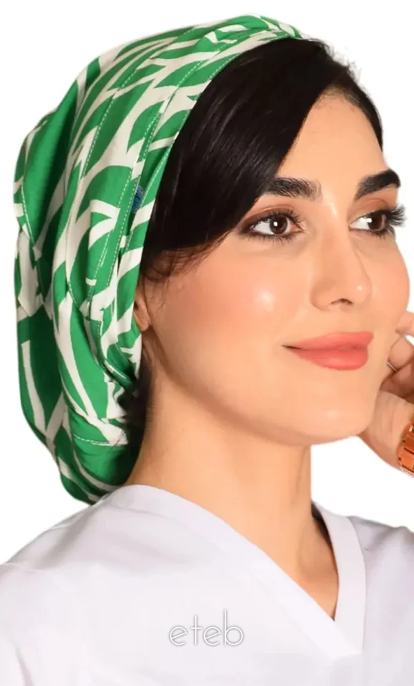 کلاه گره ای حجاب طرحدار ICS6129