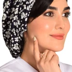 کلاه گره ای حجاب طرحدار ICS6138