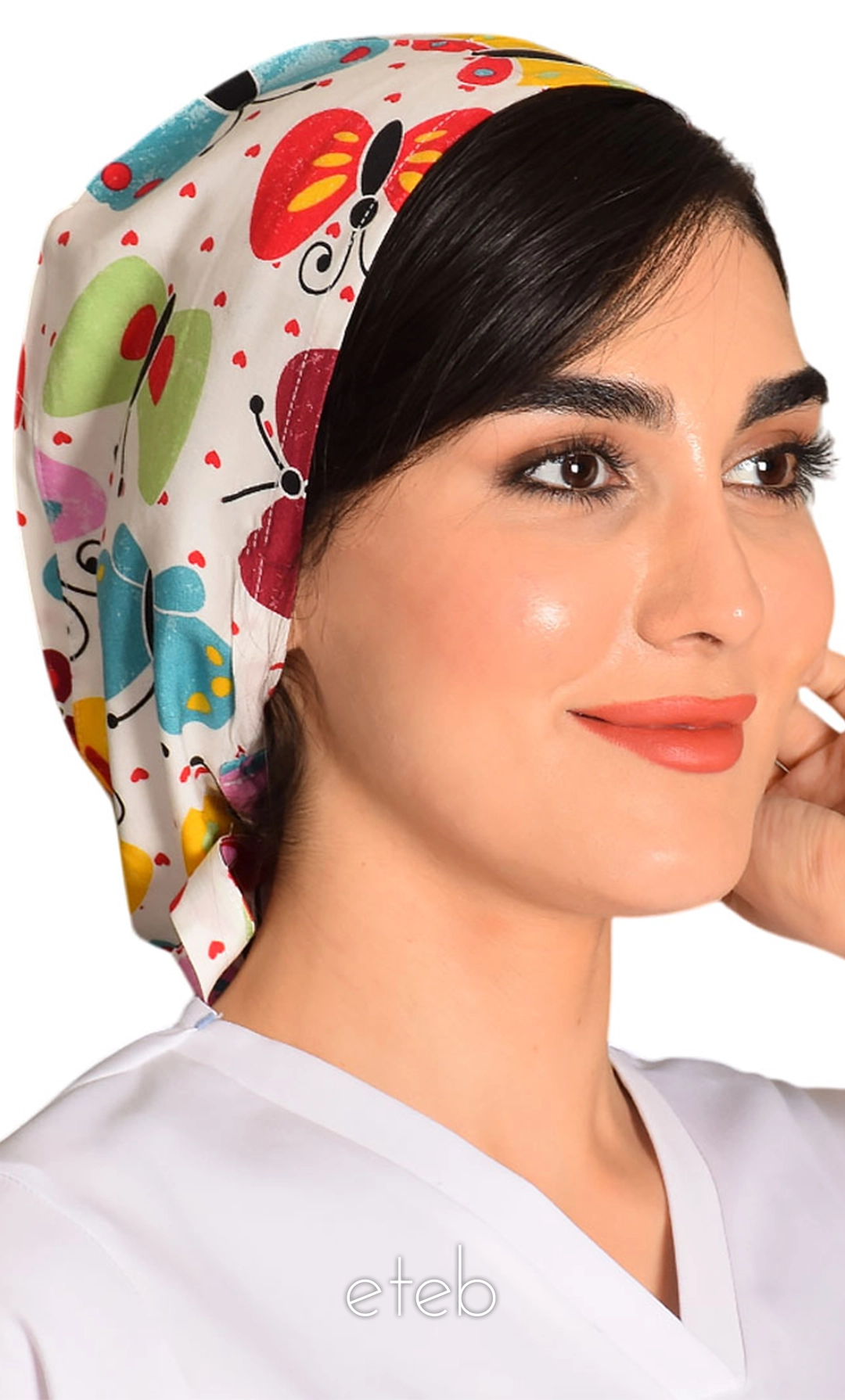 کلاه بند کوچک طرحدار کد ICS5149