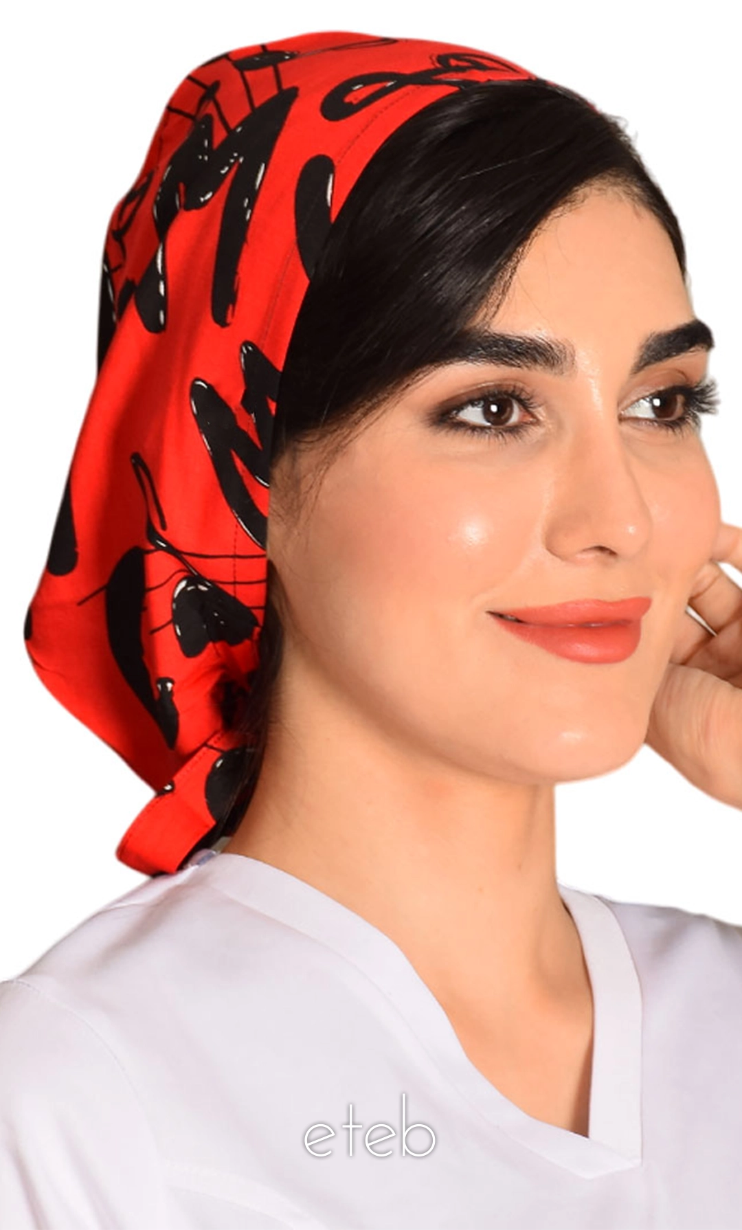 کلاه بند کوچک طرحدار کد ICS5148