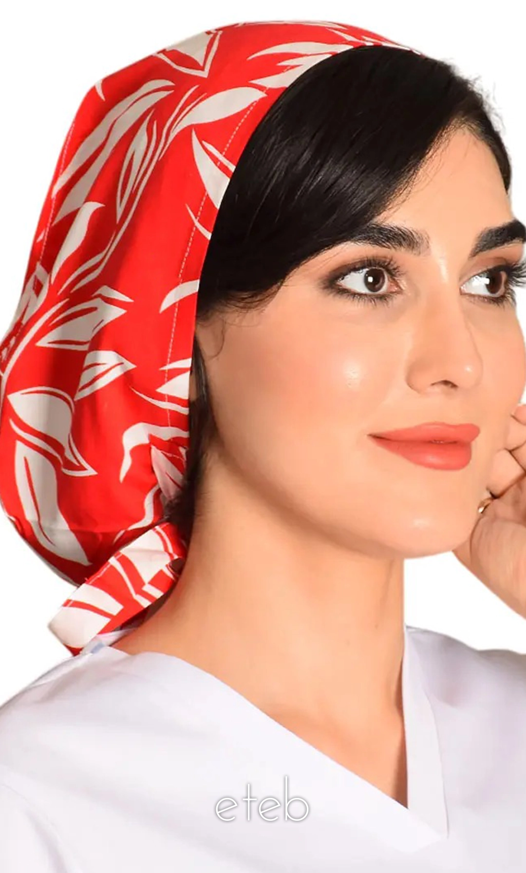 کلاه بند کوچک طرحدار کد ICS5147