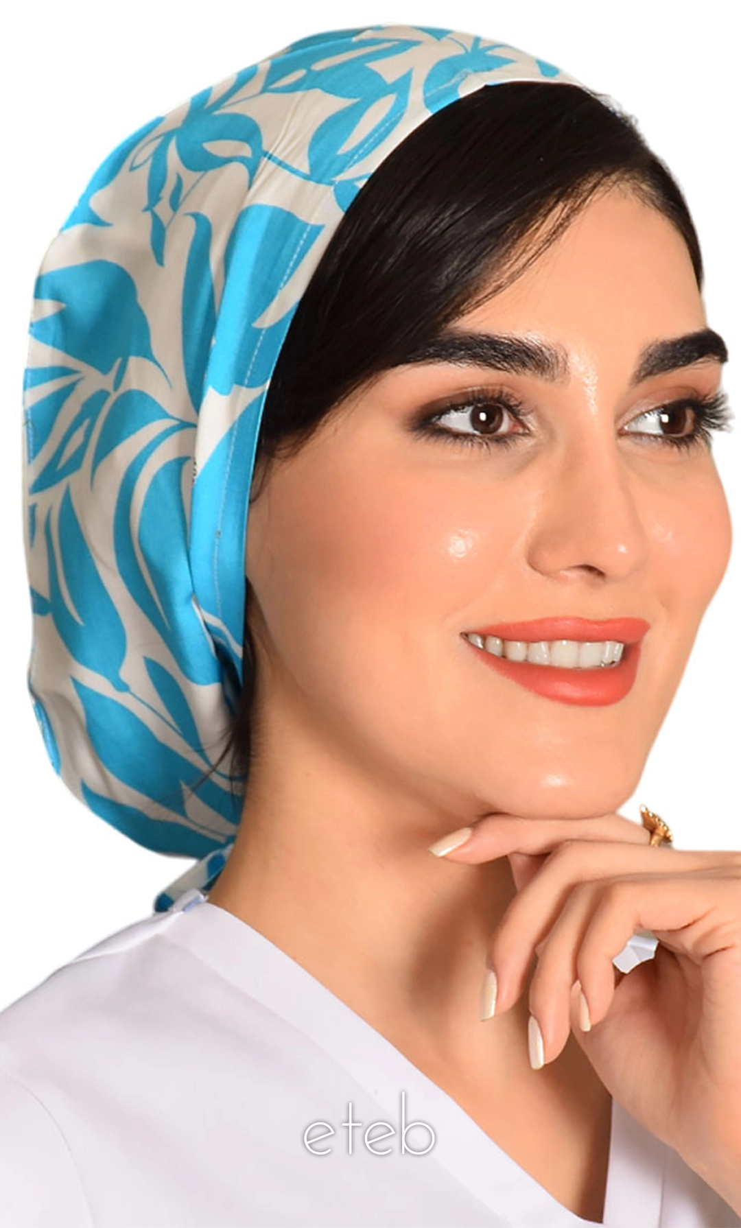 کلاه بند کوچک طرحدار کد ICS5145