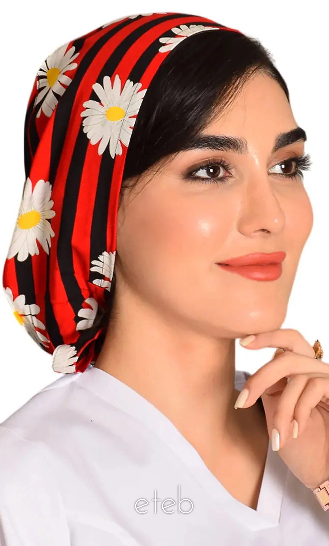 کلاه بند کوچک طرحدار کد ICS5142