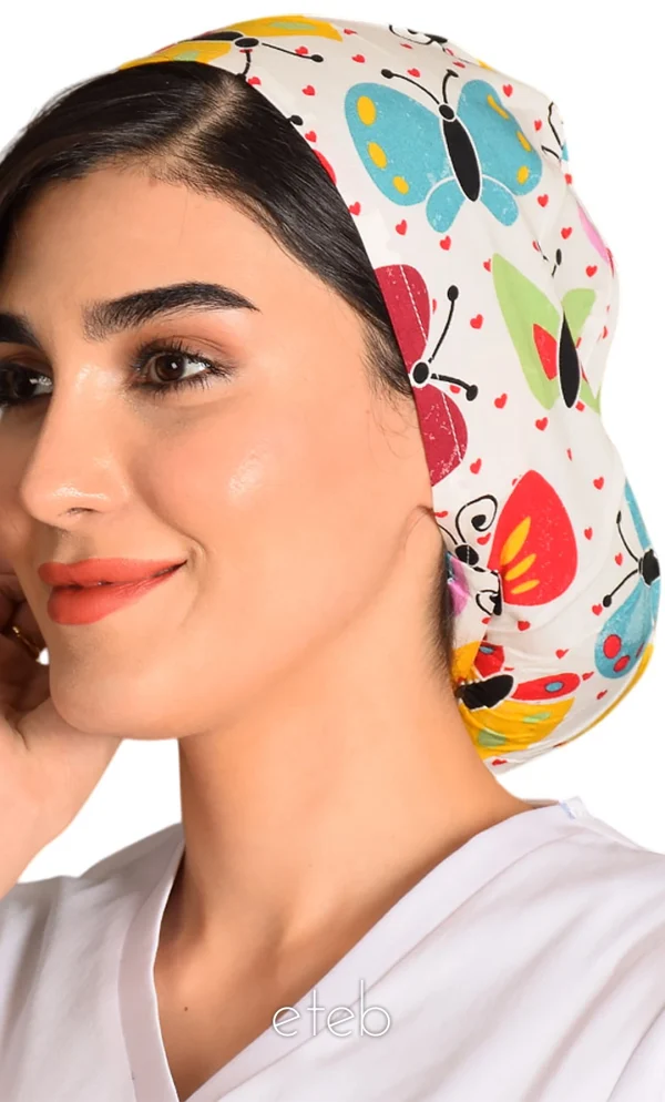 کلاه بند کوچک طرحدار کد ICS5149