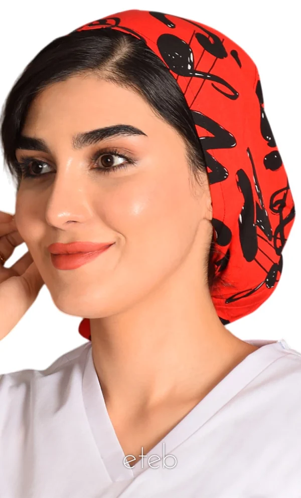 کلاه بند کوچک طرحدار کد ICS5148