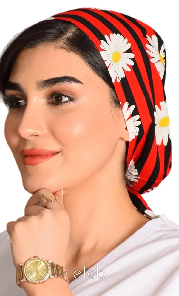 کلاه بند کوچک طرحدار کد ICS5142