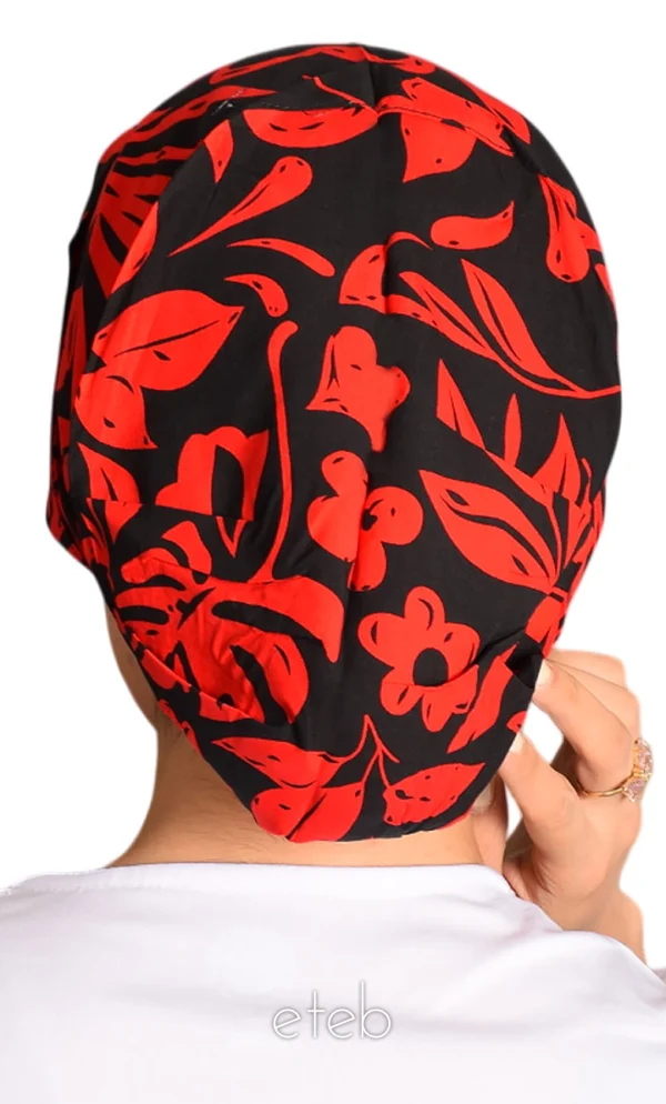 کلاه گره ای حجاب طرحدار ICS6130
