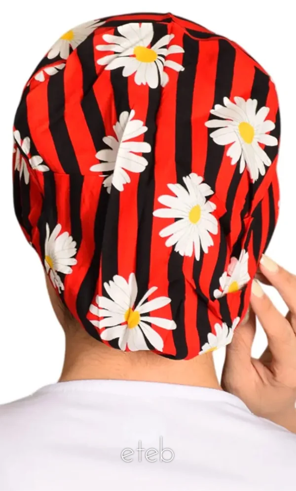 کلاه گره ای حجاب طرحدار ICS6132