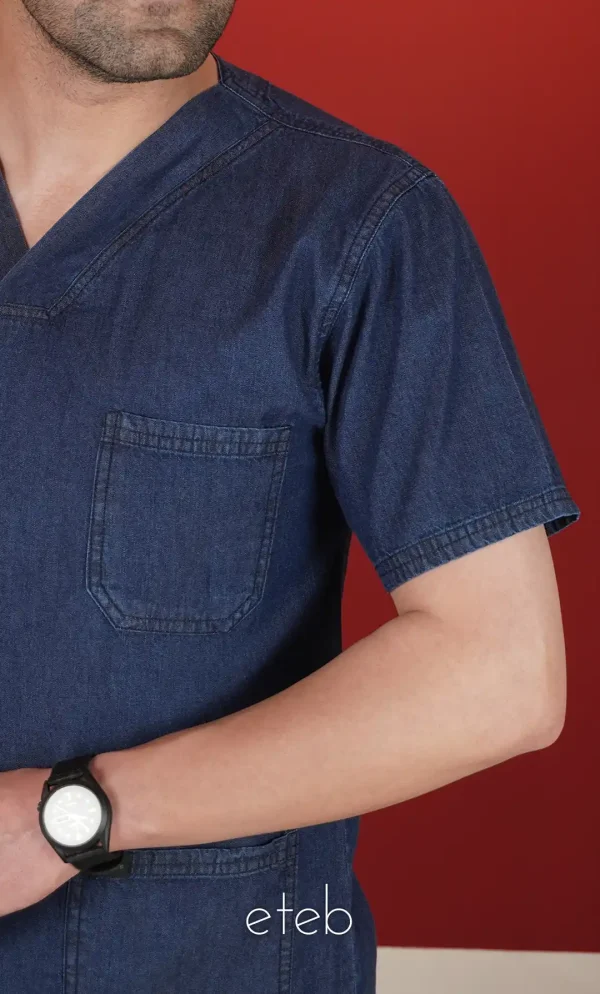 اسکراب شلوار جین آبی تیره