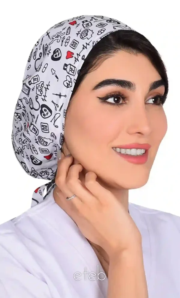 کلاه بند کوچک طرحدار کد ICS5207