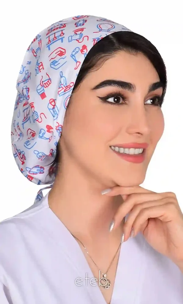 کلاه بند کوچک طرحدار کد ICS5210