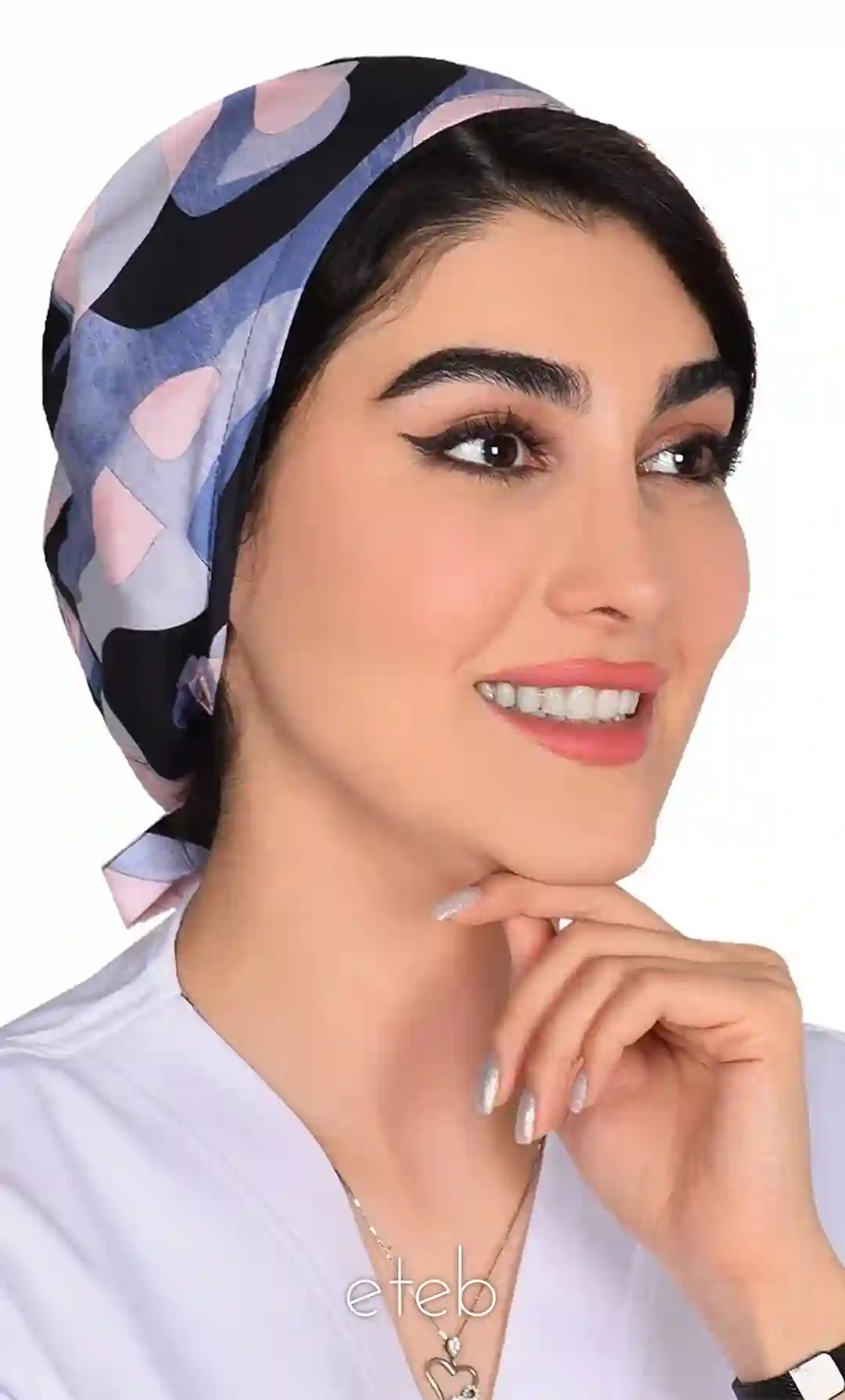 کلاه بند کوچک طرحدار کد ICS5212