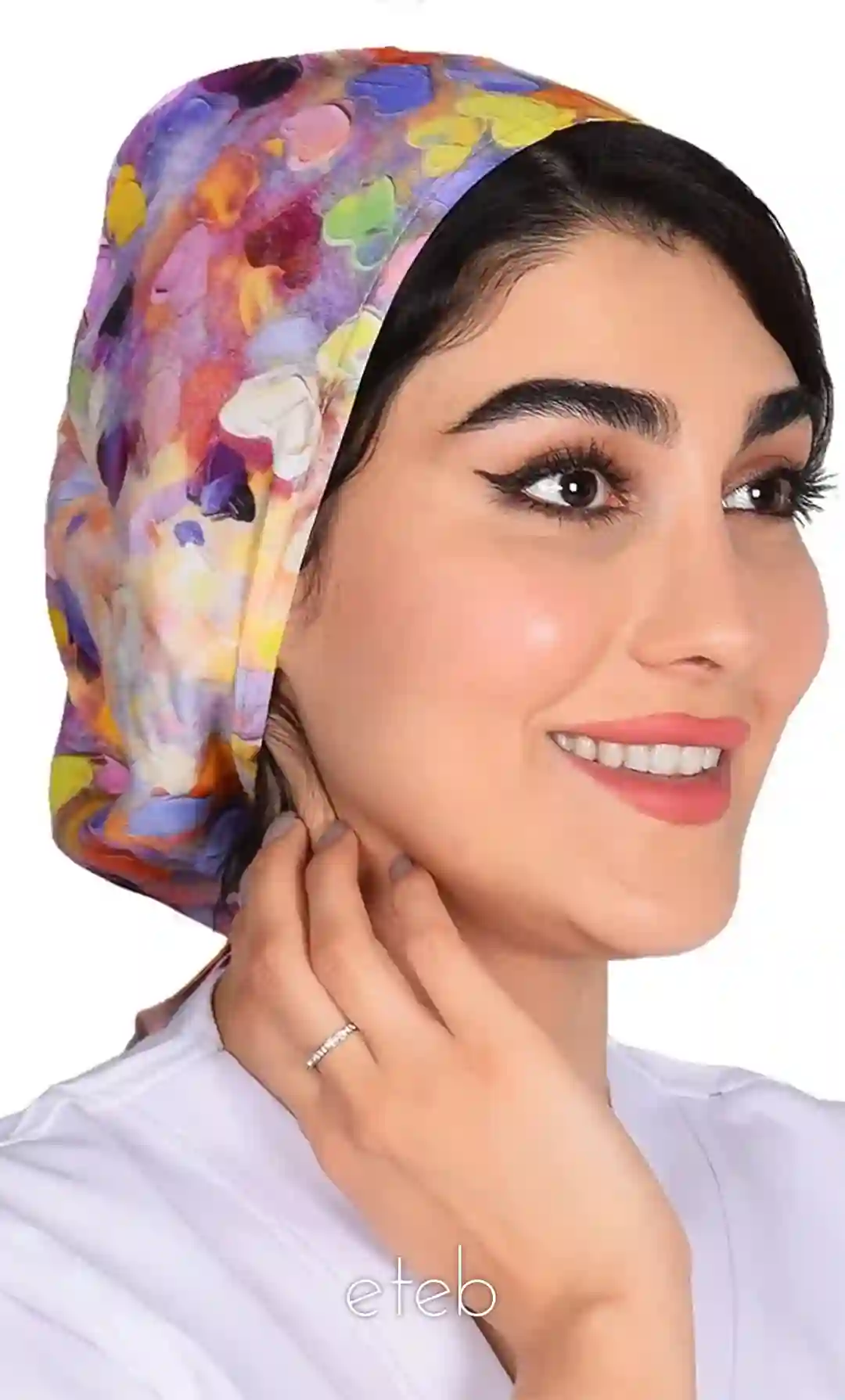 کلاه بند کوچک طرحدار کد ICS5213