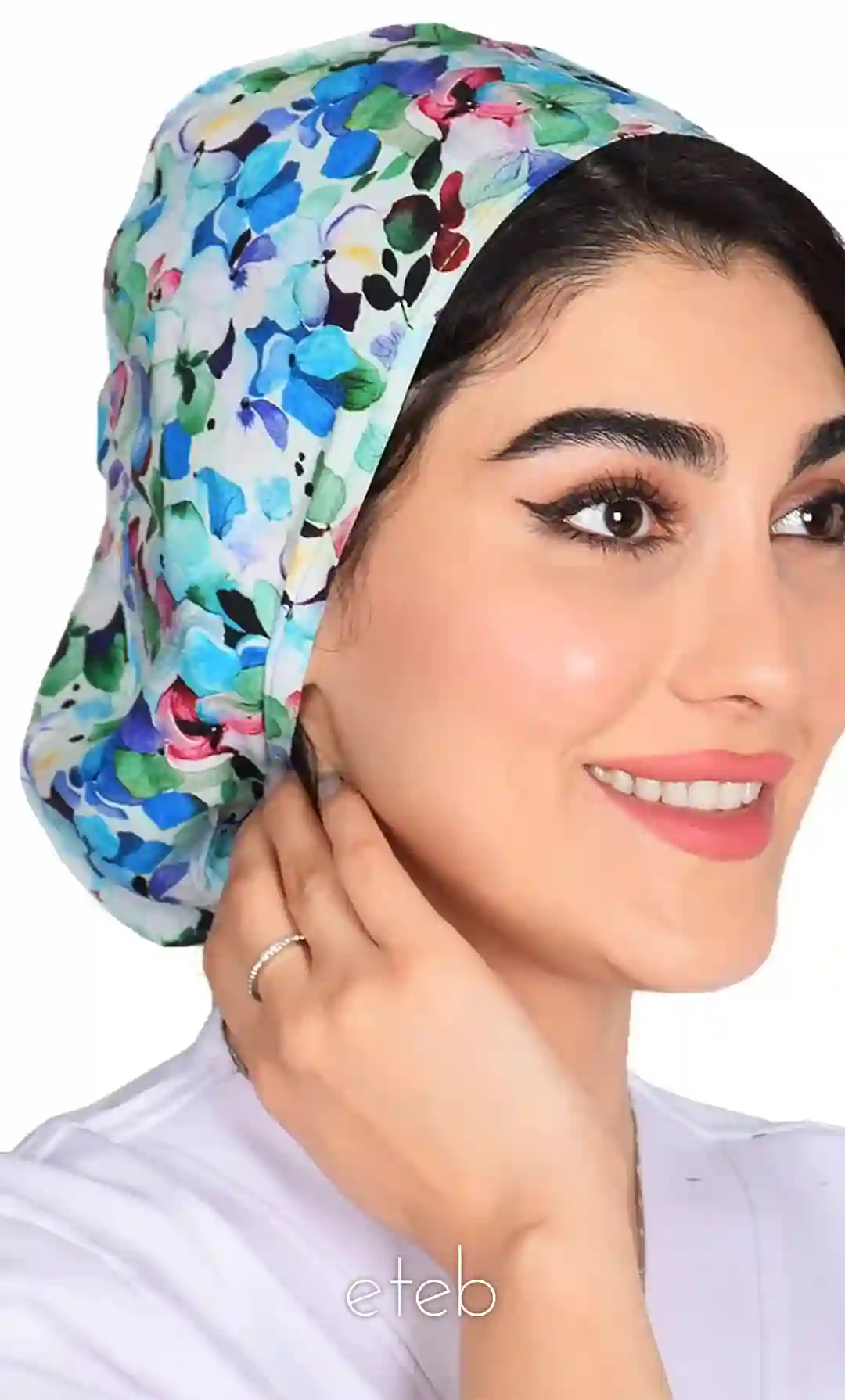 کلاه بند کوچک طرحدار کد ICS5216