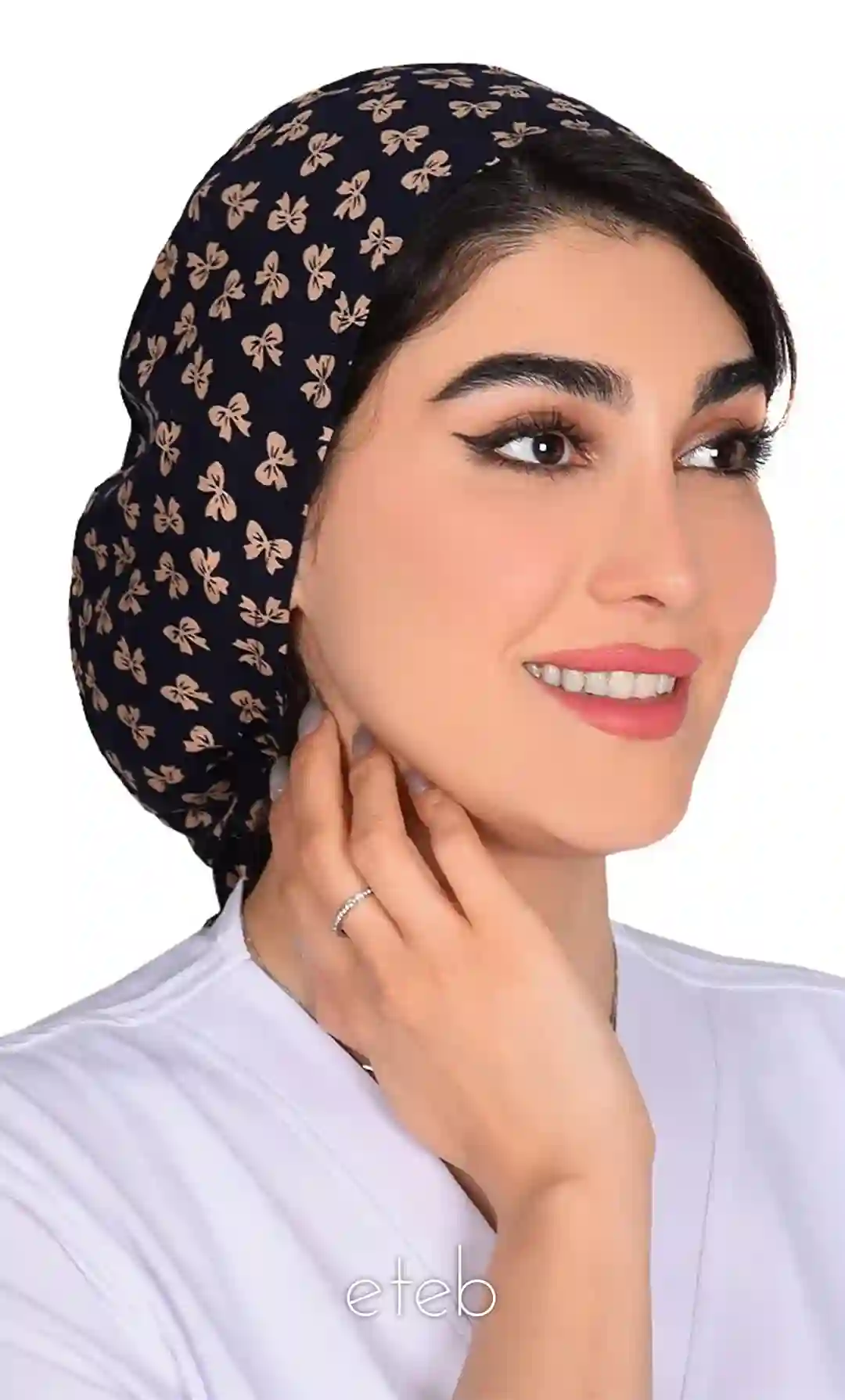 کلاه بند کوچک طرحدار کد ICS5217