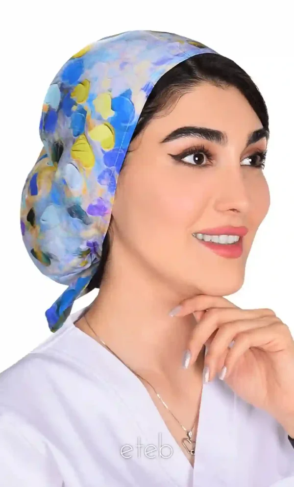 کلاه بند کوچک طرحدار کد ICS5218