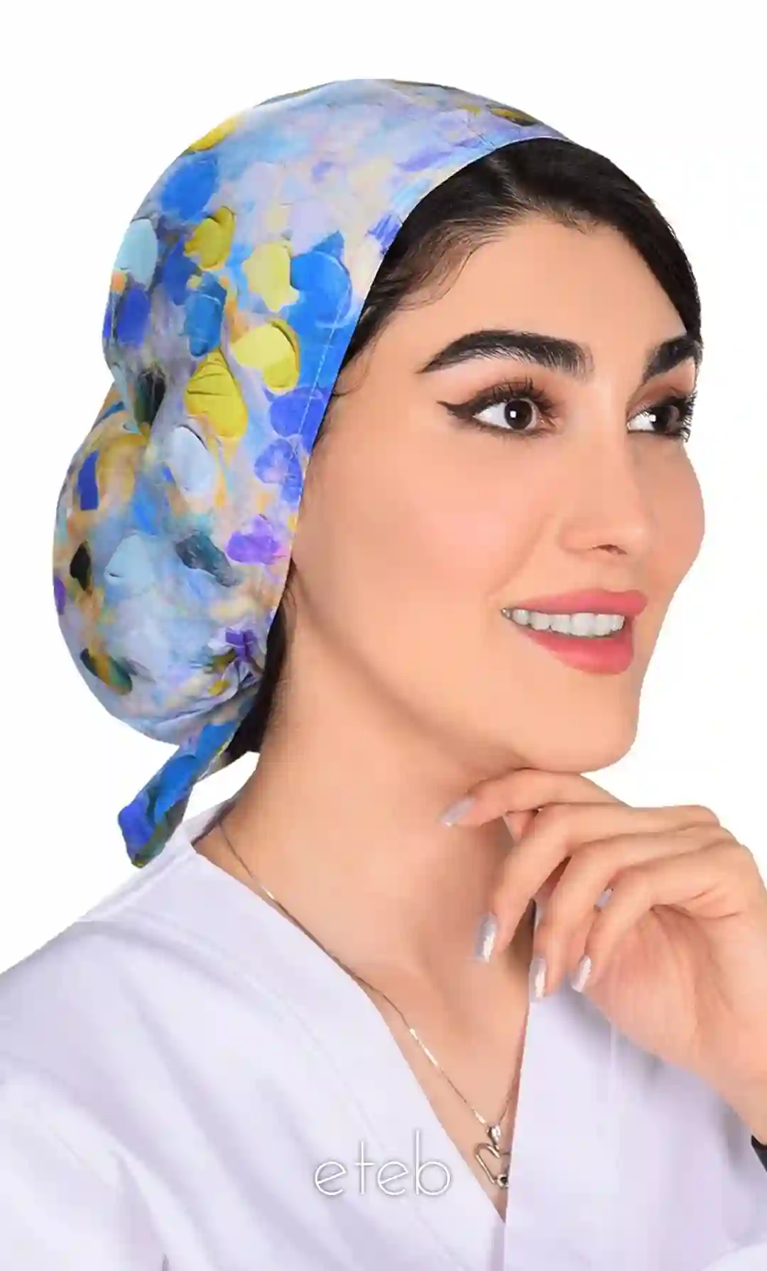 کلاه بند کوچک طرحدار کد ICS5218
