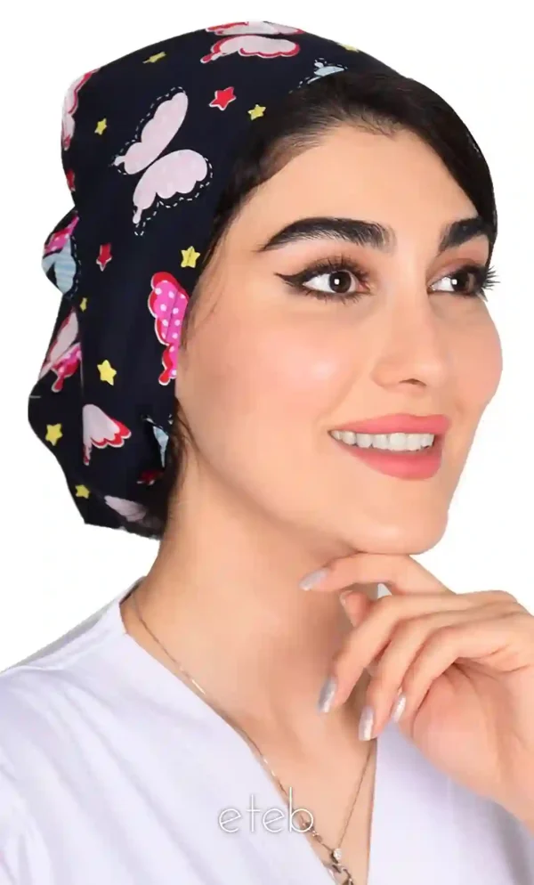 کلاه بند کوچک طرحدار کد ICS5226