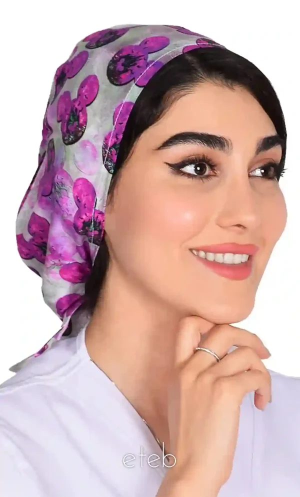 کلاه بند کوچک طرحدار کد ICS5227