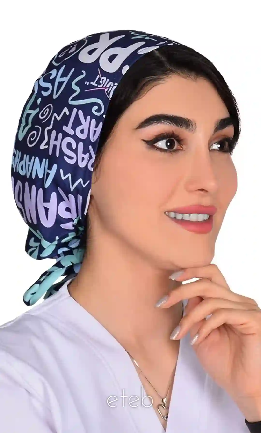 کلاه بند کوچک طرحدار کد ICS5229