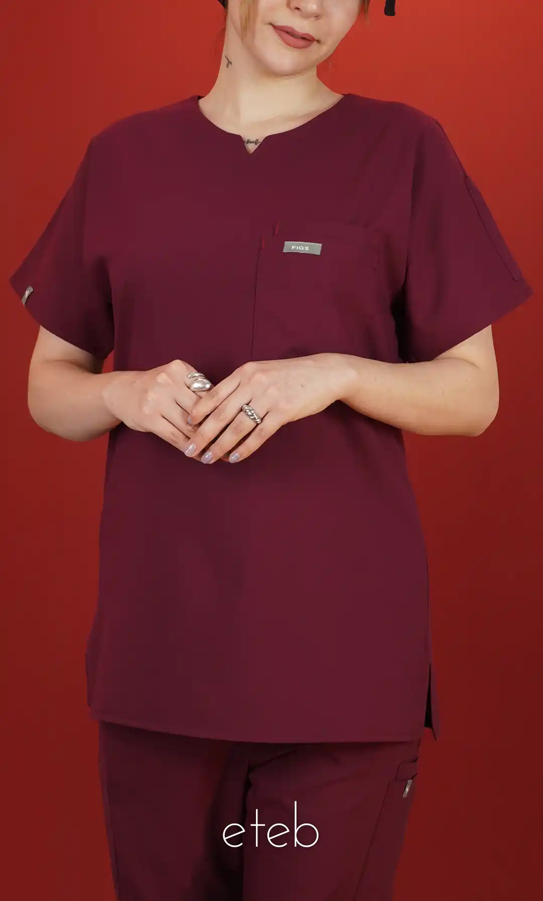 اسکراب شلوار فیگز اسپرت تمشکی