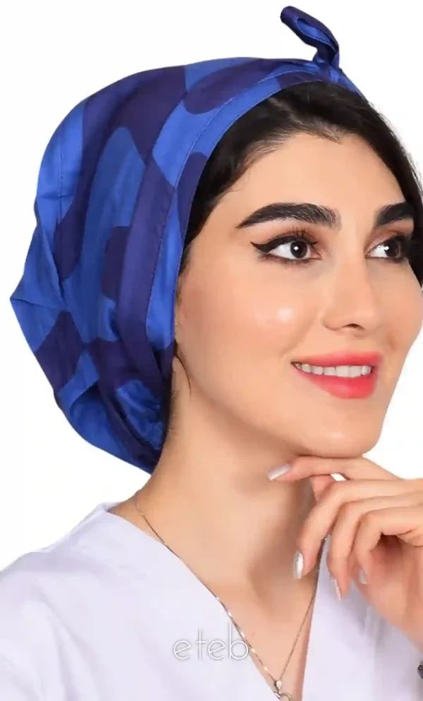 کلاه گره ای حجاب طرحدار ICS6168