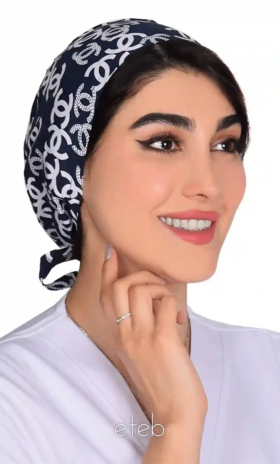 کلاه بند کوچک طرحدار کد ICS5168