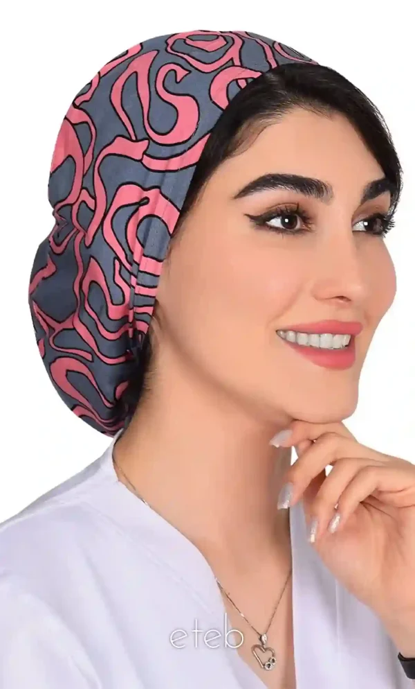 کلاه بند کوچک طرحدار کد ICS5172
