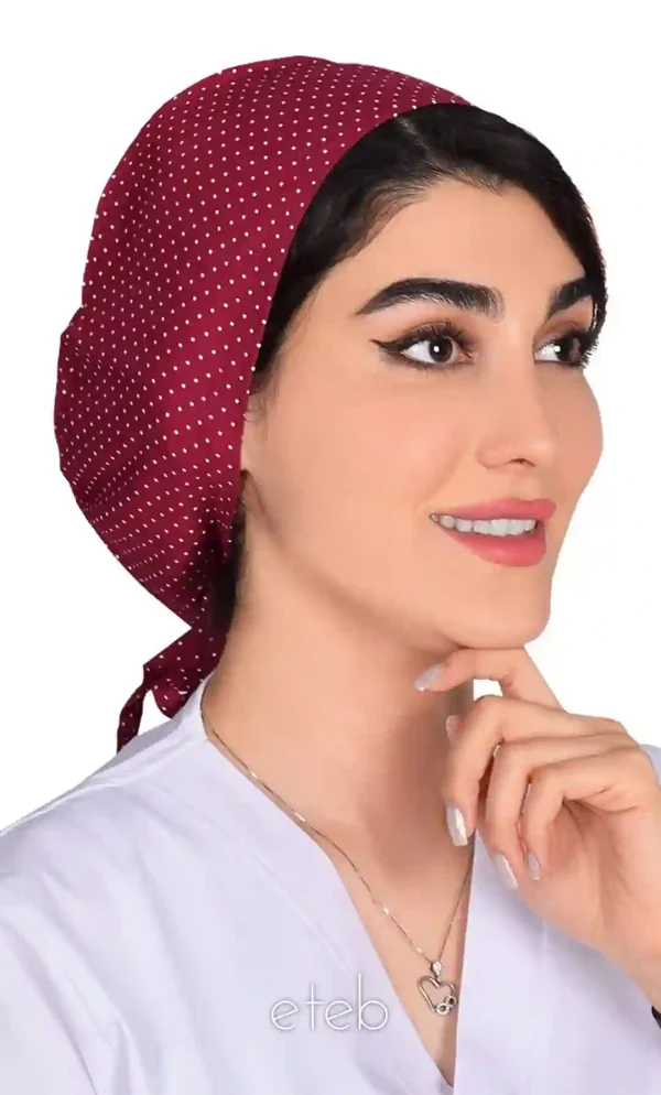 کلاه بند کوچک طرحدار کد ICS5174