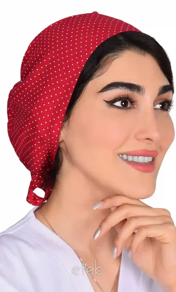 کلاه بند کوچک طرحدار کد ICS5175