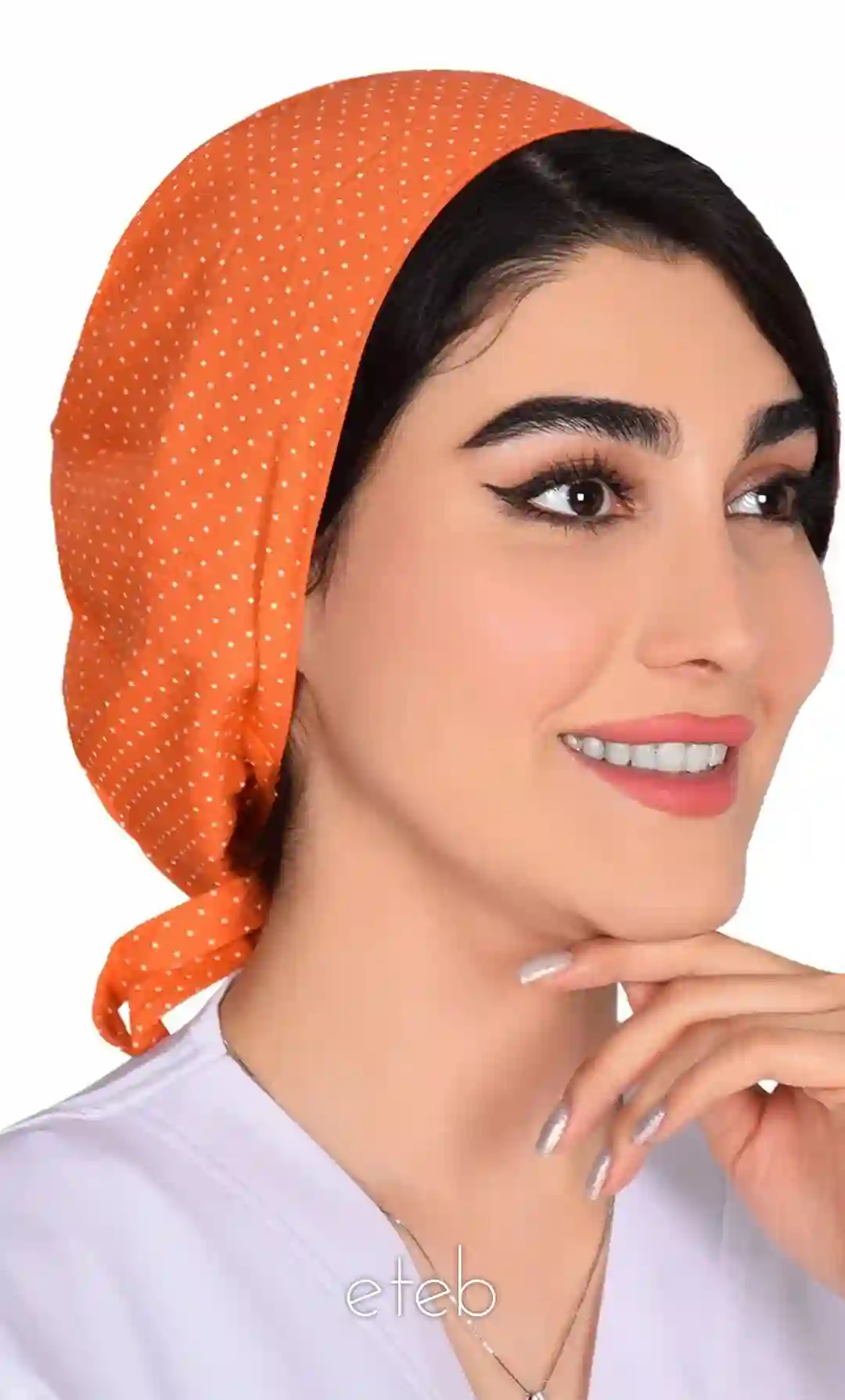 کلاه بند کوچک طرحدار کد ICS5177
