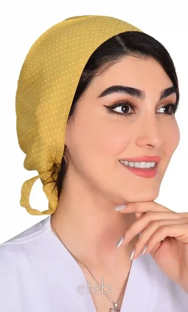 کلاه بند کوچک طرحدار کد ICS5178