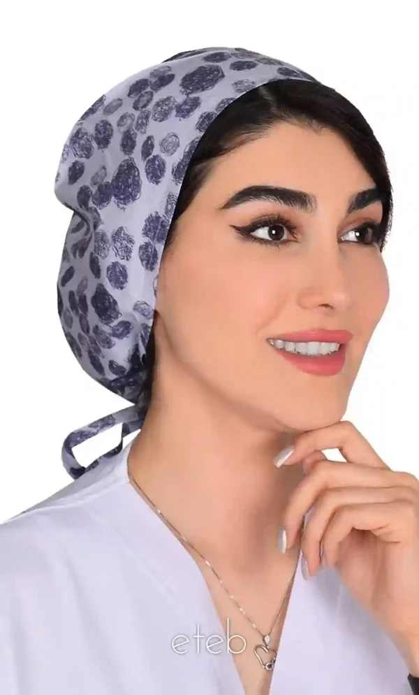 کلاه بند کوچک طرحدار کد ICS5179