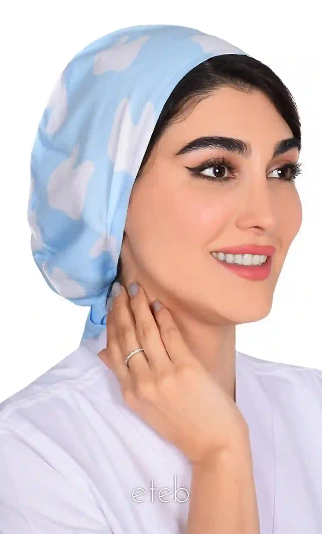 کلاه بند کوچک طرحدار کد ICS5183