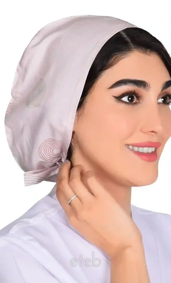 کلاه بند کوچک طرحدار کد ICS5184