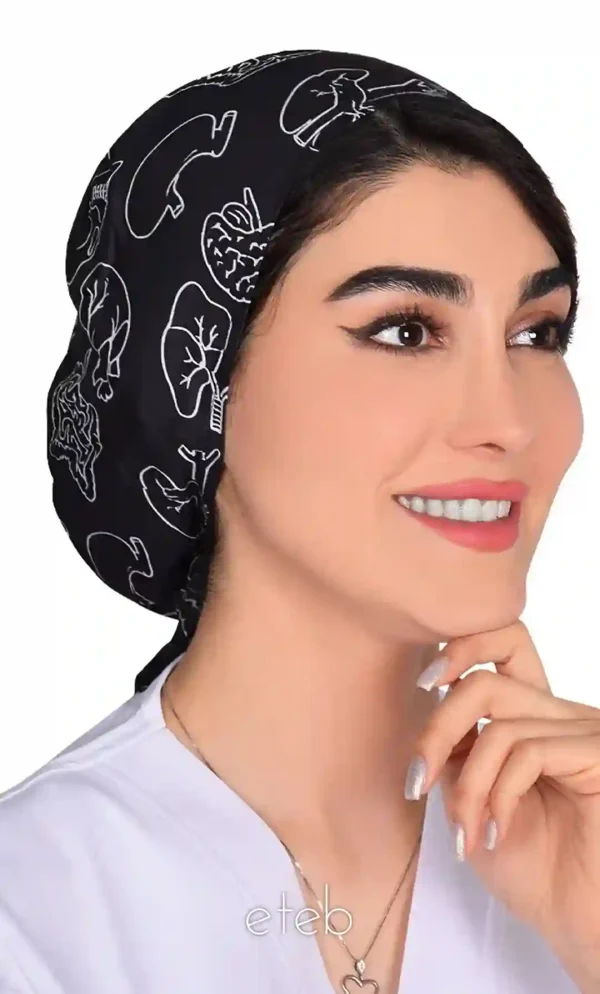 کلاه بند کوچک طرحدار کد ICS5185