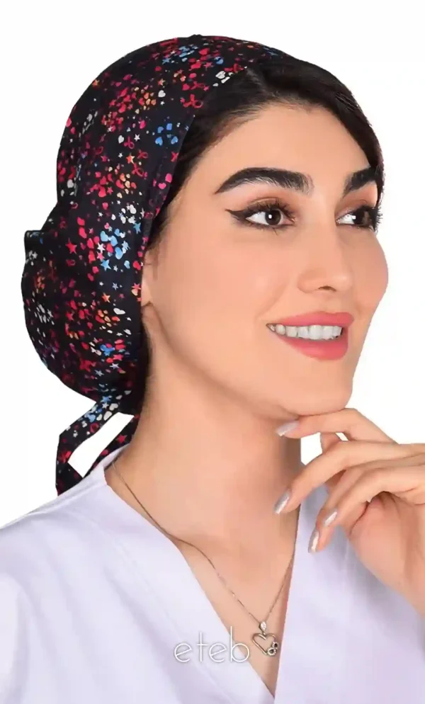 کلاه بند کوچک طرحدار کد ICS5186