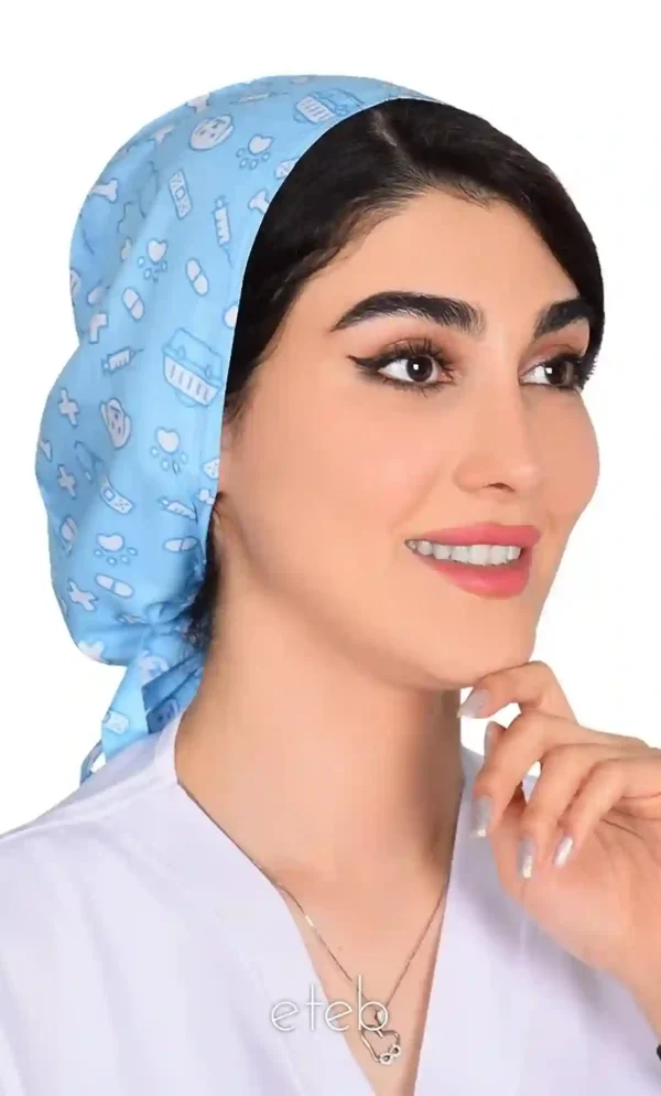 کلاه بند کوچک طرحدار کد ICS5188