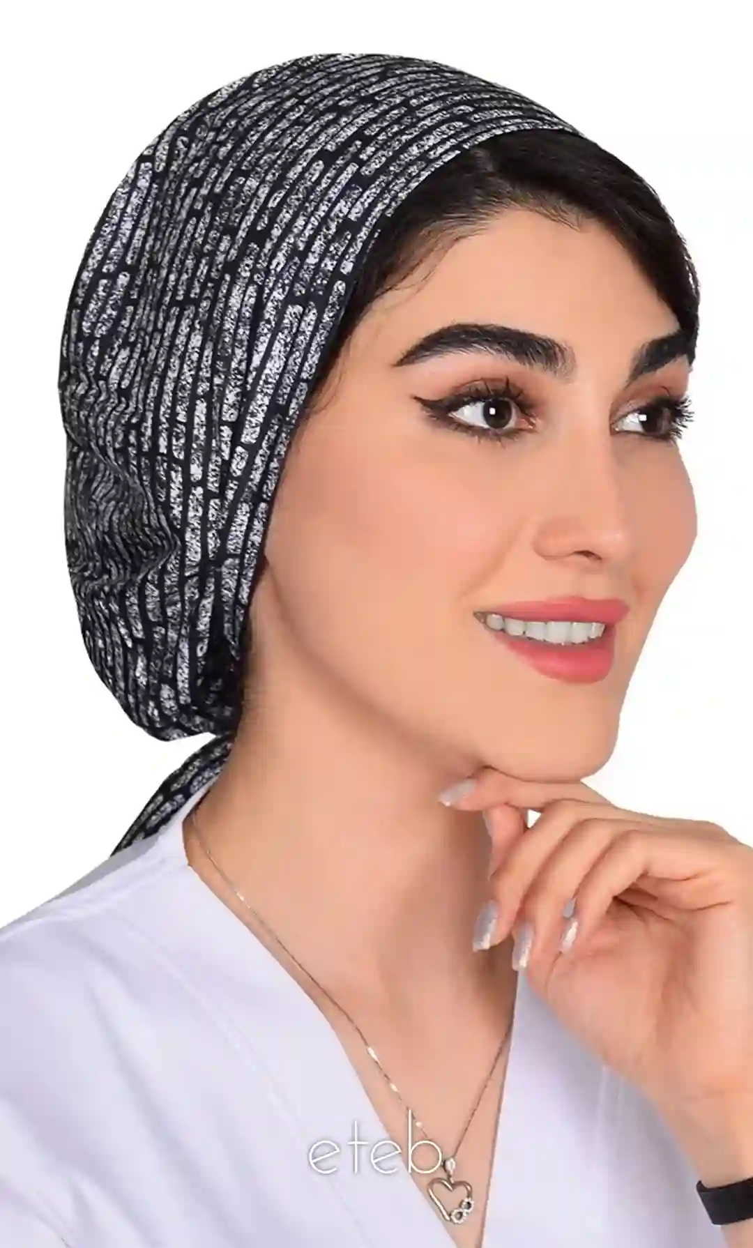کلاه بند کوچک طرحدار کد ICS5191