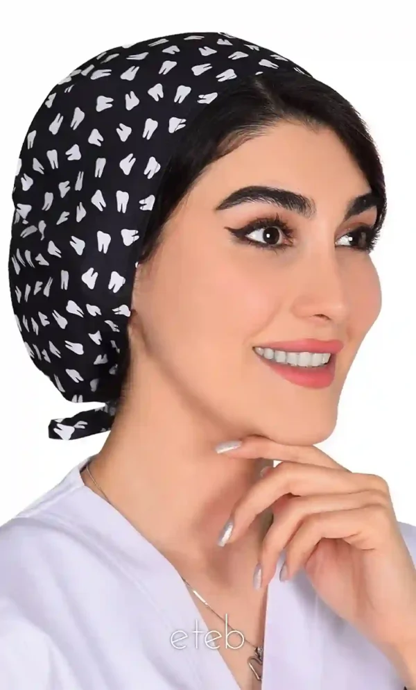 کلاه بند کوچک طرحدار کد ICS5192