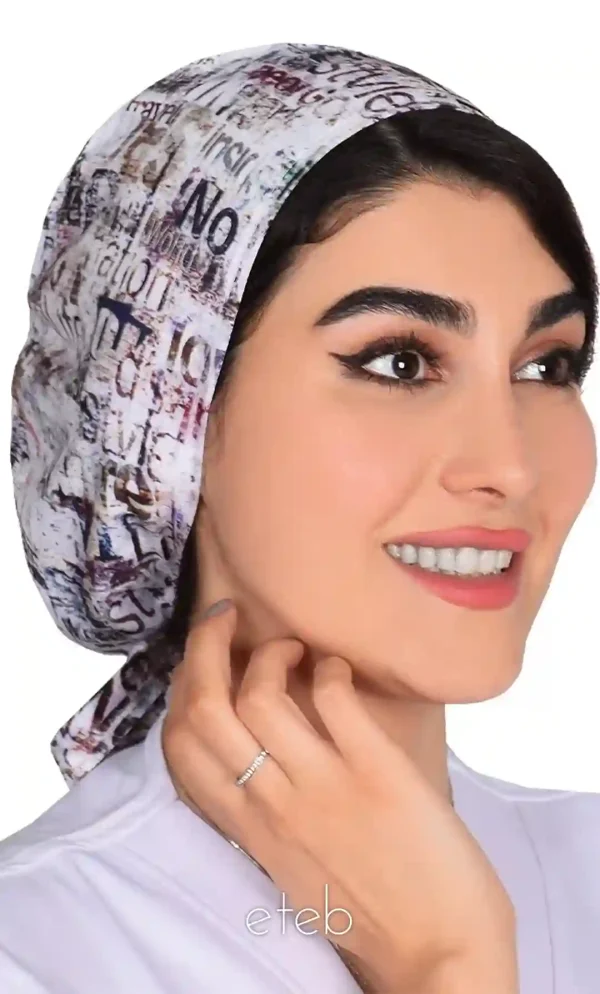 کلاه بند کوچک طرحدار کد ICS5193