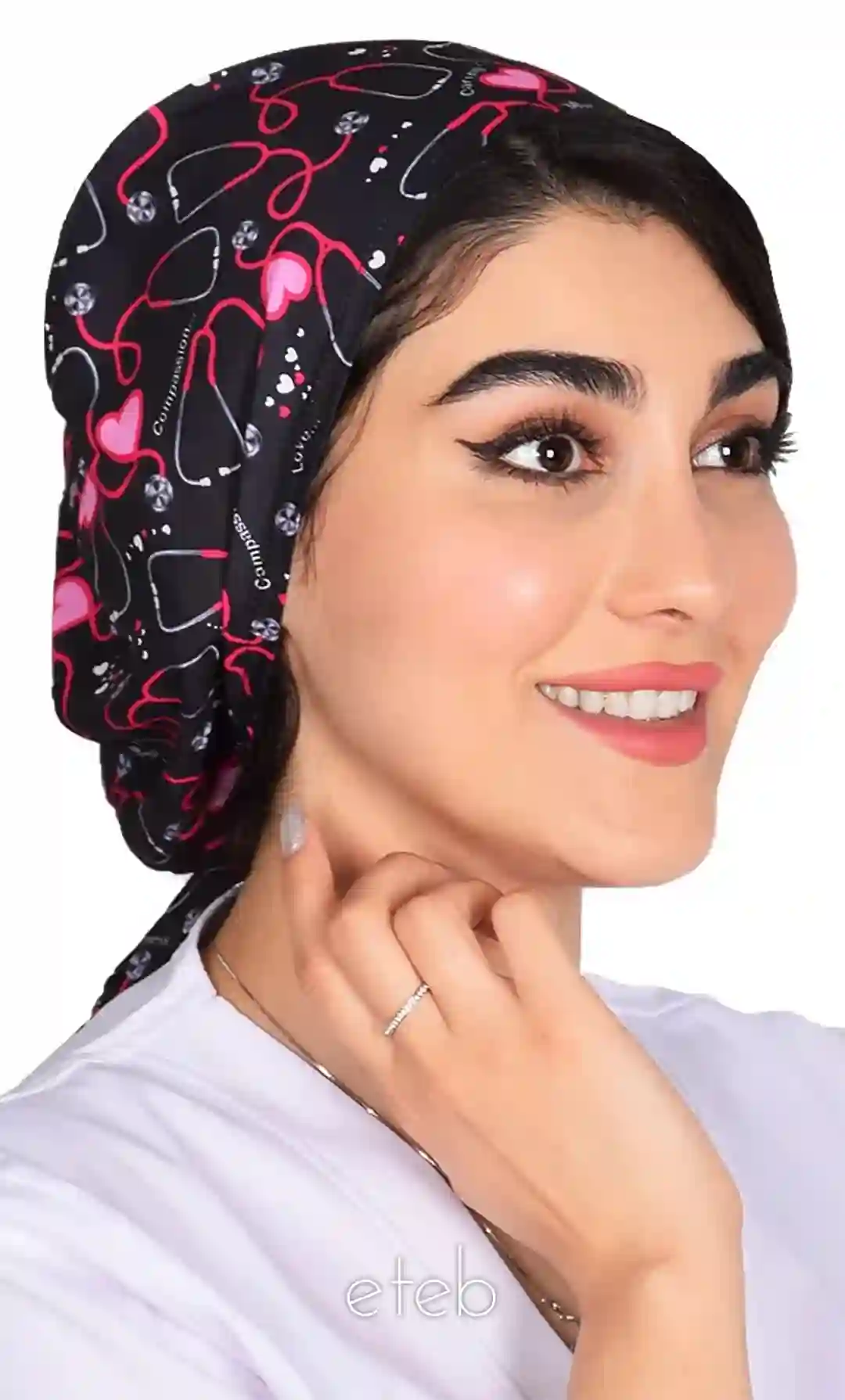 کلاه بند کوچک طرحدار کد ICS5197