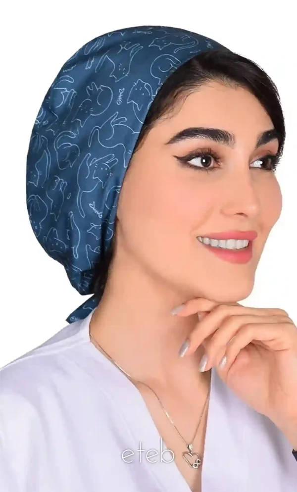 کلاه بند کوچک طرحدار کد ICS5198