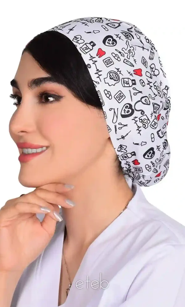 کلاه بند کوچک طرحدار کد ICS5207