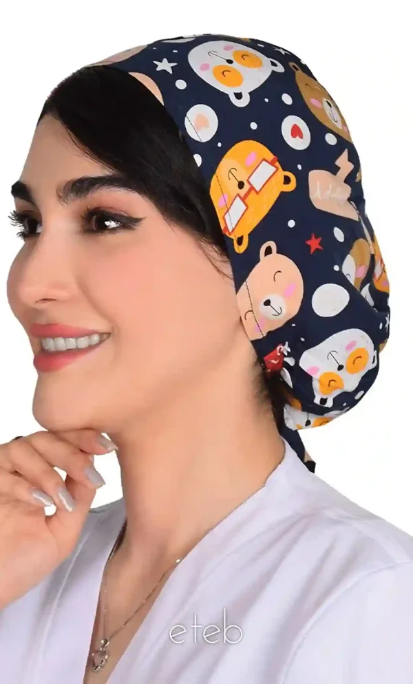کلاه بند کوچک طرحدار کد ICS5208